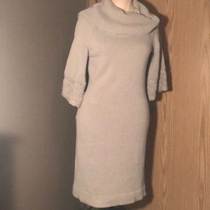 Outback red XS bell sleeve beige sweater dress